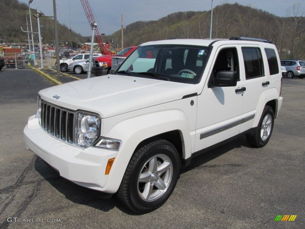 2008 Liberty Limited 4x4 - Stone White / Pastel Slate Gray photo #6