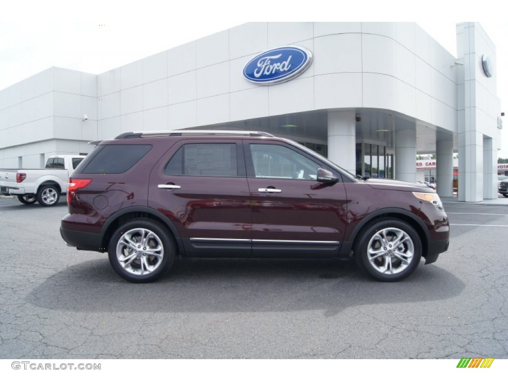 2011 Explorer Limited - Bordeaux Reserve Red Metallic / Medium Light Stone photo #2