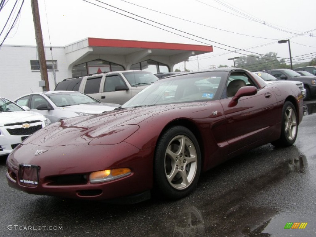 50th Anniversary Red Chevrolet Corvette