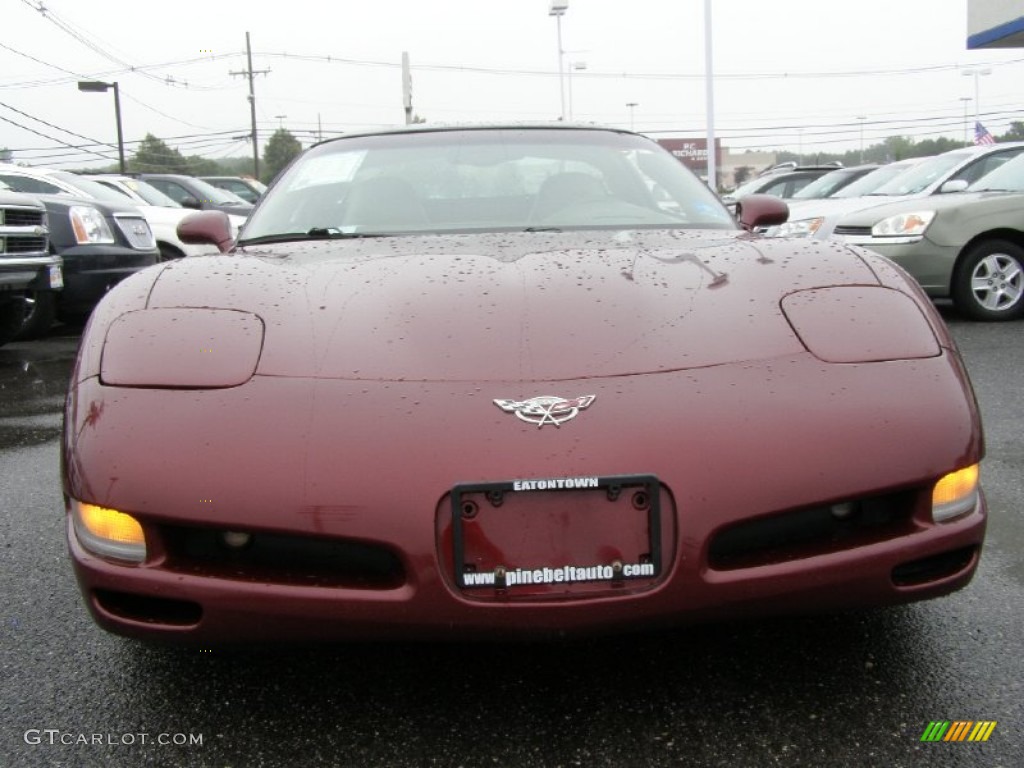 2003 Corvette 50th Anniversary Edition Coupe - 50th Anniversary Red / Shale photo #2