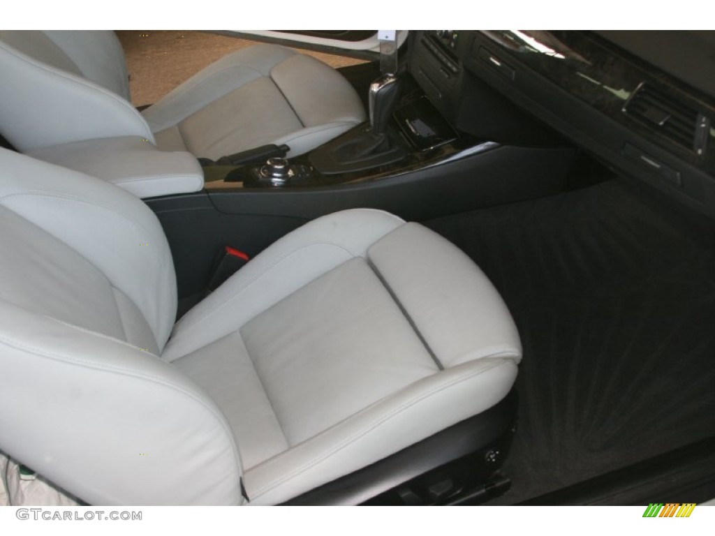 2009 3 Series 335i Coupe - Alpine White / Grey photo #23