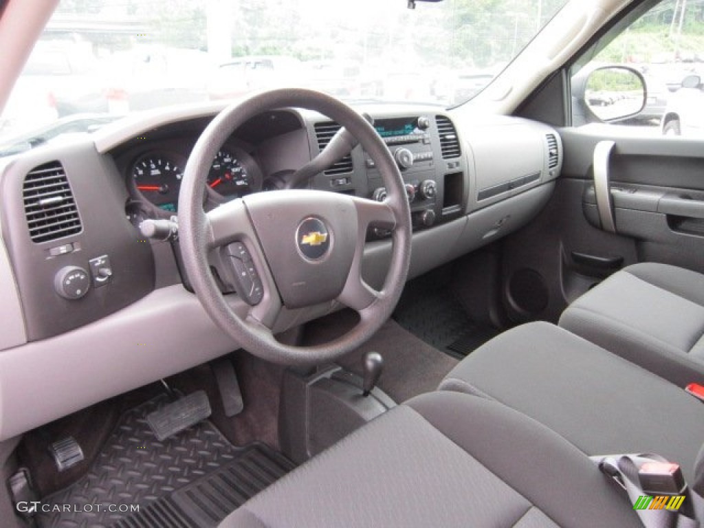 Dark Titanium Interior 2011 Chevrolet Silverado 1500 LS Crew Cab 4x4 Photo #50940687