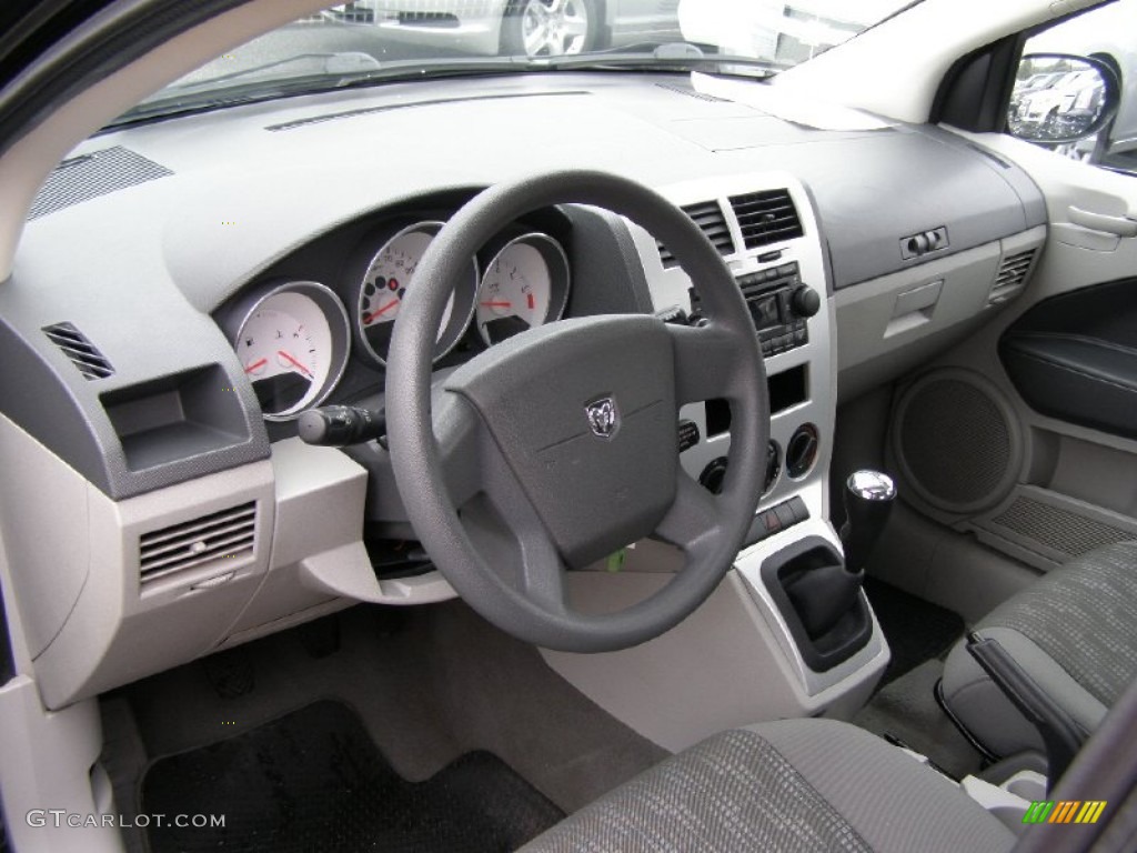 2007 Dodge Caliber SXT Pastel Slate Gray Dashboard Photo #50941137