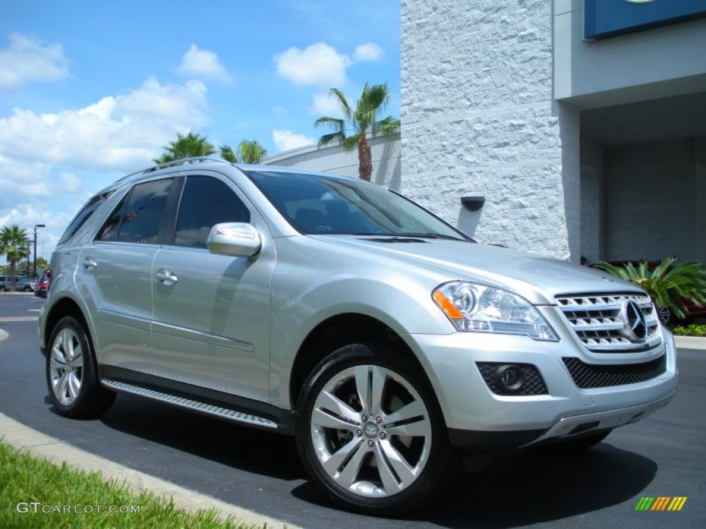 Iridium Silver Metallic 2009 Mercedes-Benz ML 350 Exterior Photo #50942259