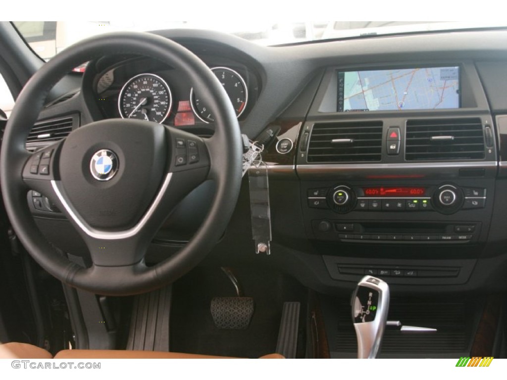 2010 BMW X5 xDrive35d Saddle Brown Dashboard Photo #50942367