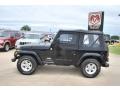 2005 Black Jeep Wrangler X 4x4  photo #2