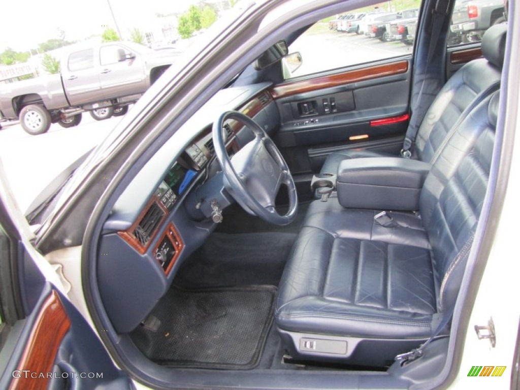 Blue Interior 1995 Cadillac DeVille Sedan Photo #50942739
