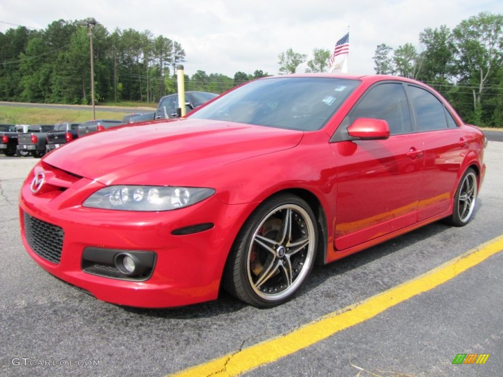 Velocity Red Mica 2006 Mazda MAZDA6 MAZDASPEED6 Grand Touring Exterior Photo #50943246