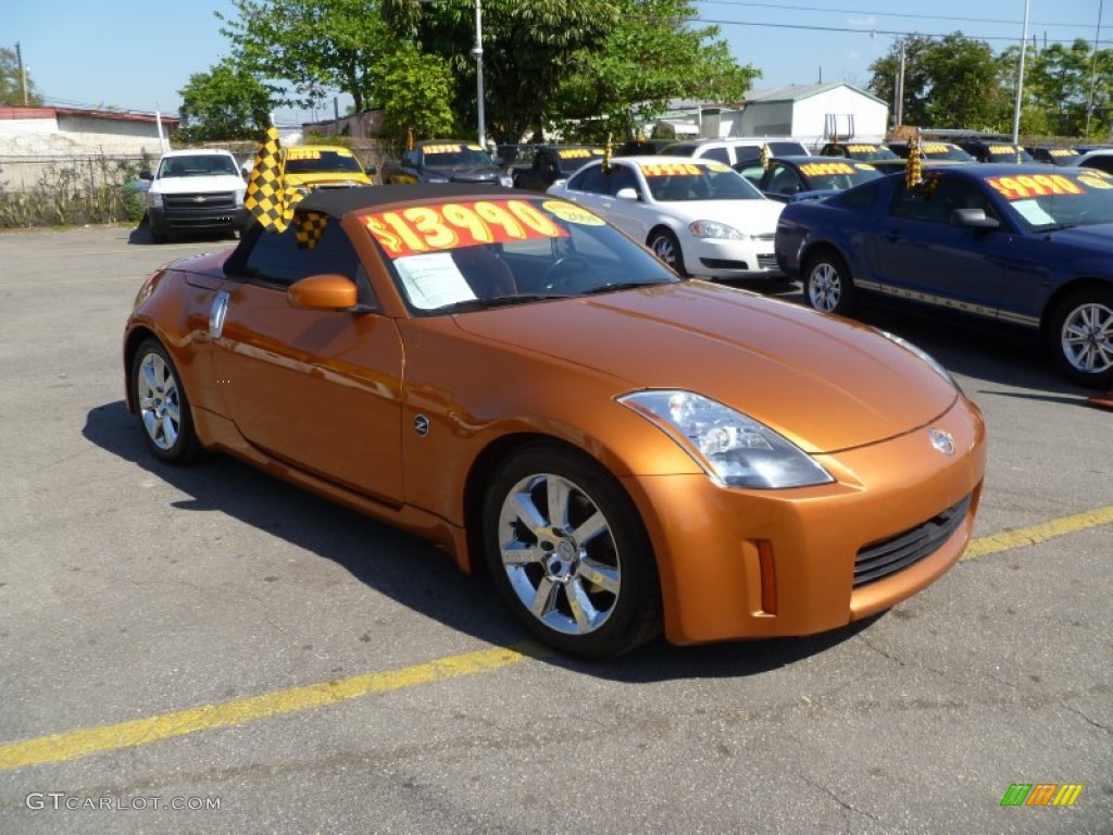 2004 350Z Touring Roadster - Le Mans Sunset Metallic / Charcoal photo #1
