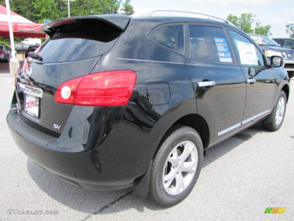 2011 Rogue SV - Wicked Black / Black photo #5