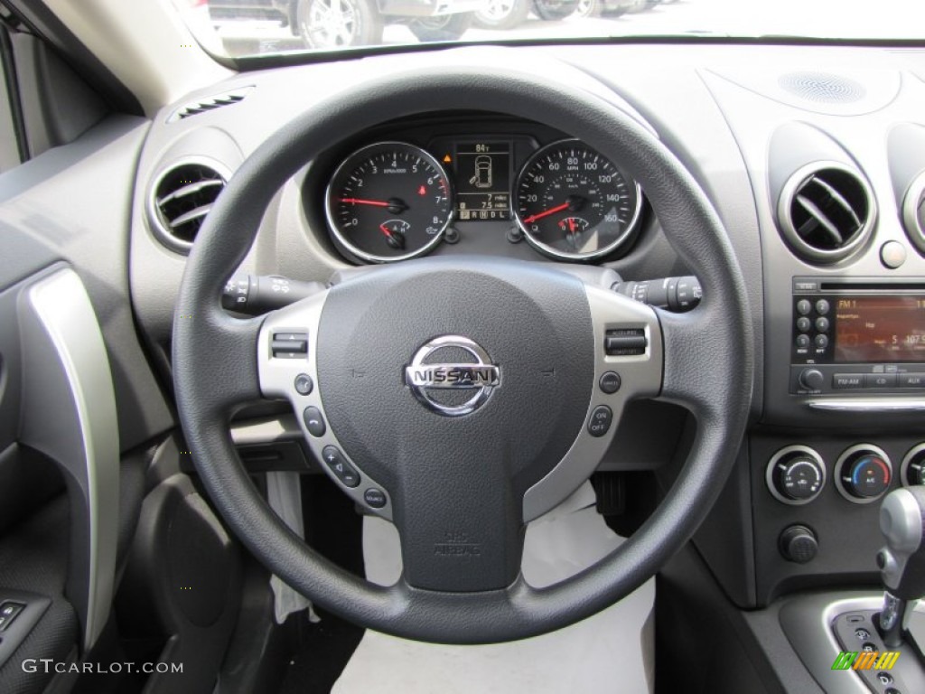 2011 Rogue SV - Wicked Black / Black photo #12