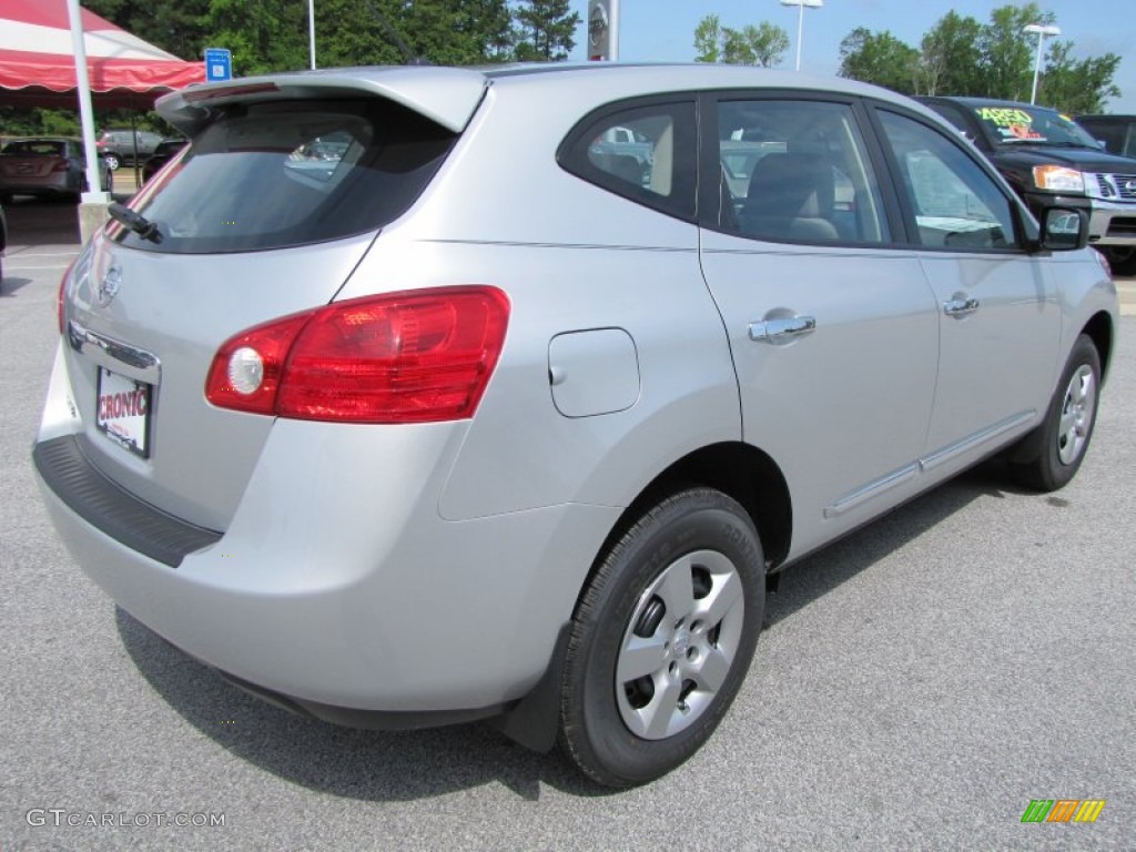 2011 Rogue S - Silver Ice Metallic / Gray photo #4