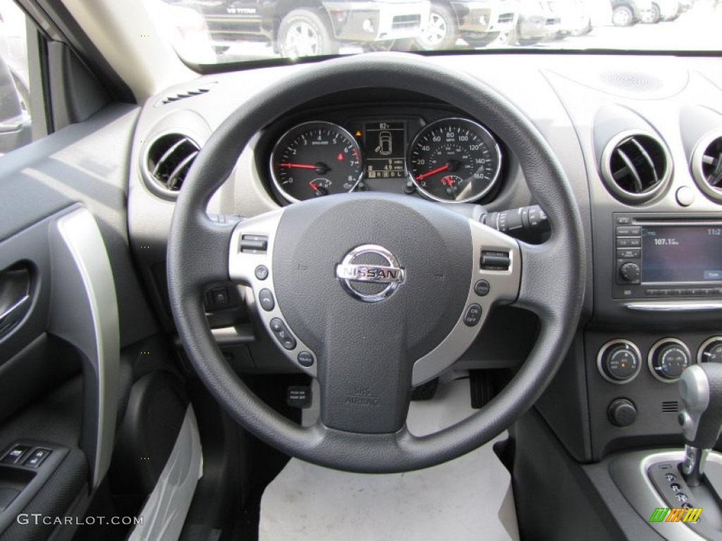 2011 Rogue SV - Platinum Graphite / Black photo #13