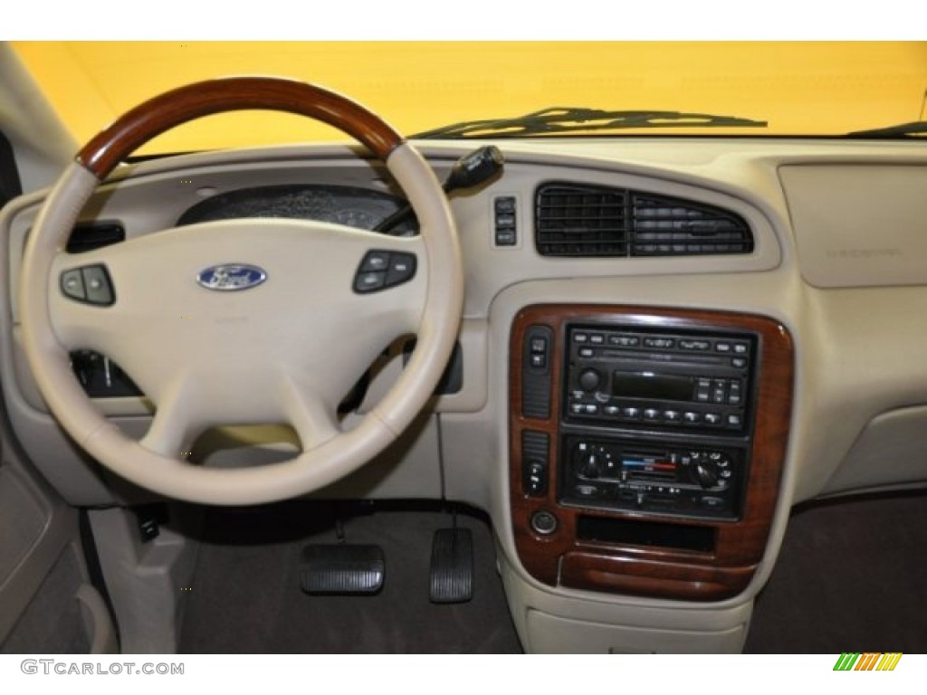 2003 Ford Windstar Limited Medium Parchment Dashboard Photo #50948079