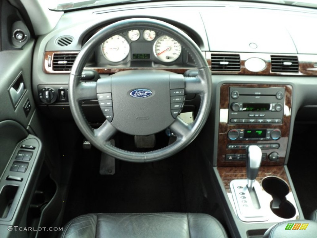 2006 Ford Five Hundred Limited AWD Black Dashboard Photo #50948184