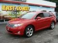 2011 Barcelona Red Metallic Toyota Venza V6 AWD  photo #3