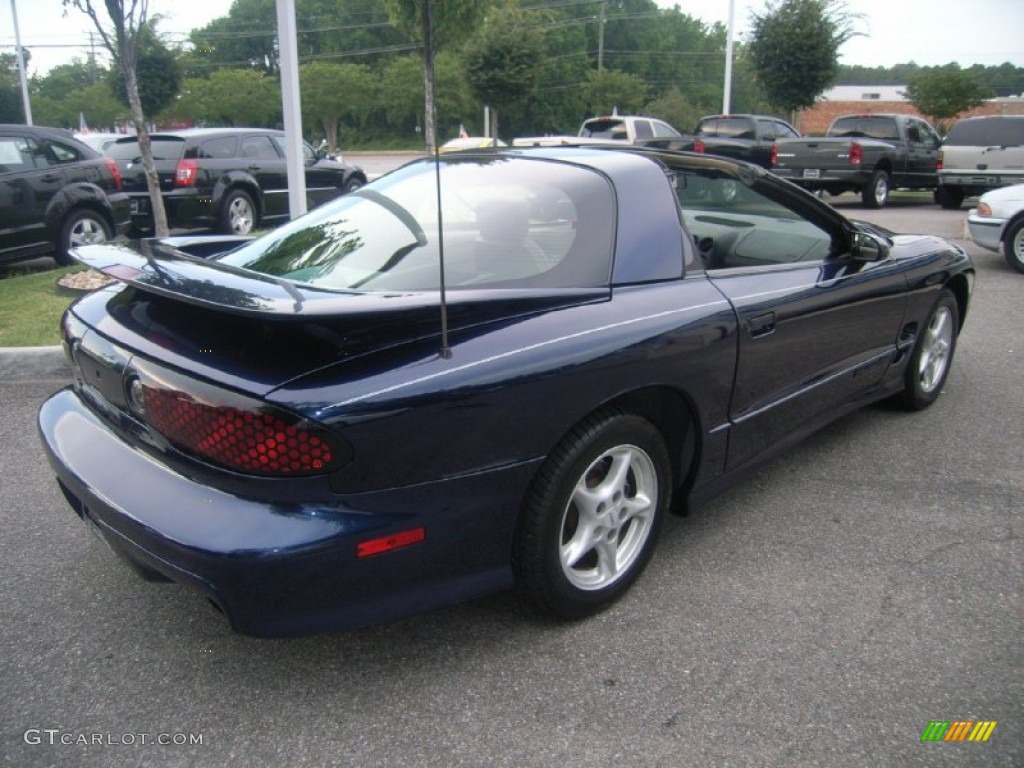 2000 Firebird Trans Am Coupe - Navy Blue Metallic / Taupe photo #6