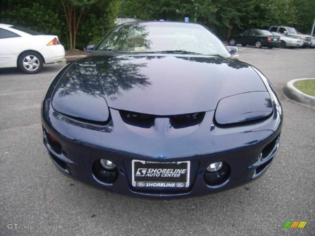 2000 Firebird Trans Am Coupe - Navy Blue Metallic / Taupe photo #9