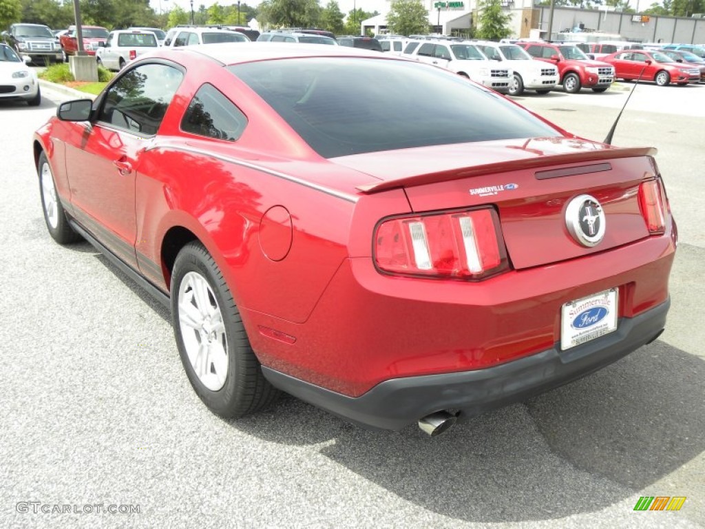 2011 Mustang V6 Coupe - Race Red / Stone photo #13