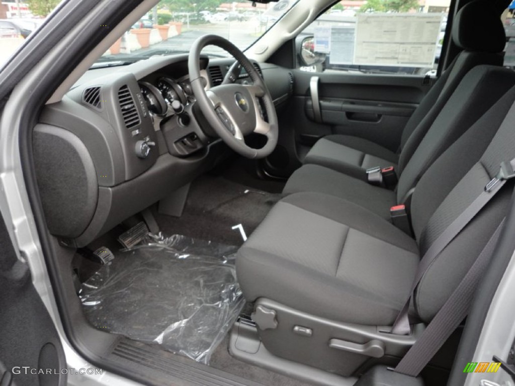 2011 Silverado 1500 LT Extended Cab 4x4 - Sheer Silver Metallic / Ebony photo #10