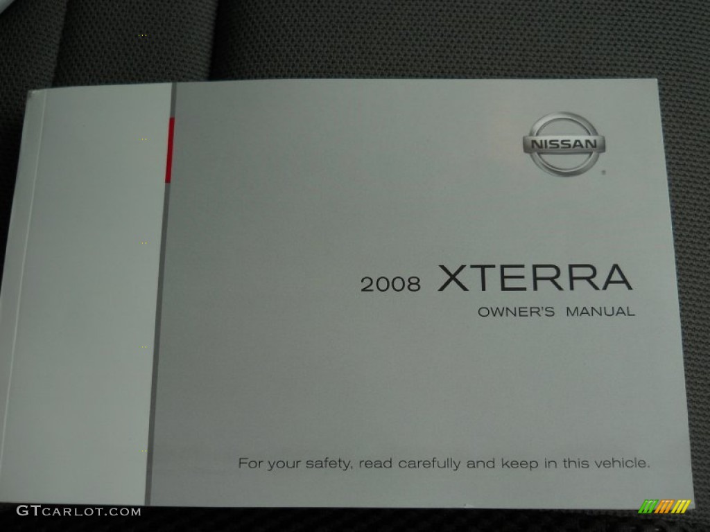 2008 Xterra S 4x4 - Night Armor Dark Gray / Steel/Graphite photo #20
