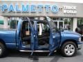 2005 Atlantic Blue Pearl Dodge Ram 1500 SLT Quad Cab  photo #15