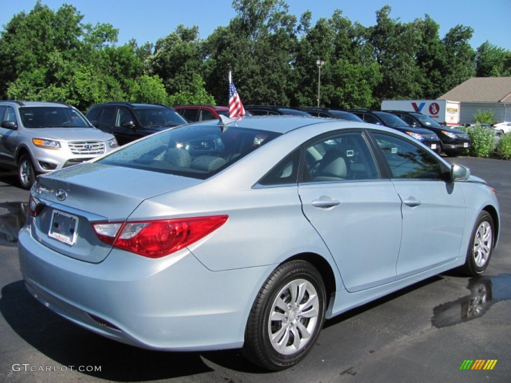 Iridescent Silver Blue Metallic 2011 Hyundai Sonata GLS Exterior Photo #50951853