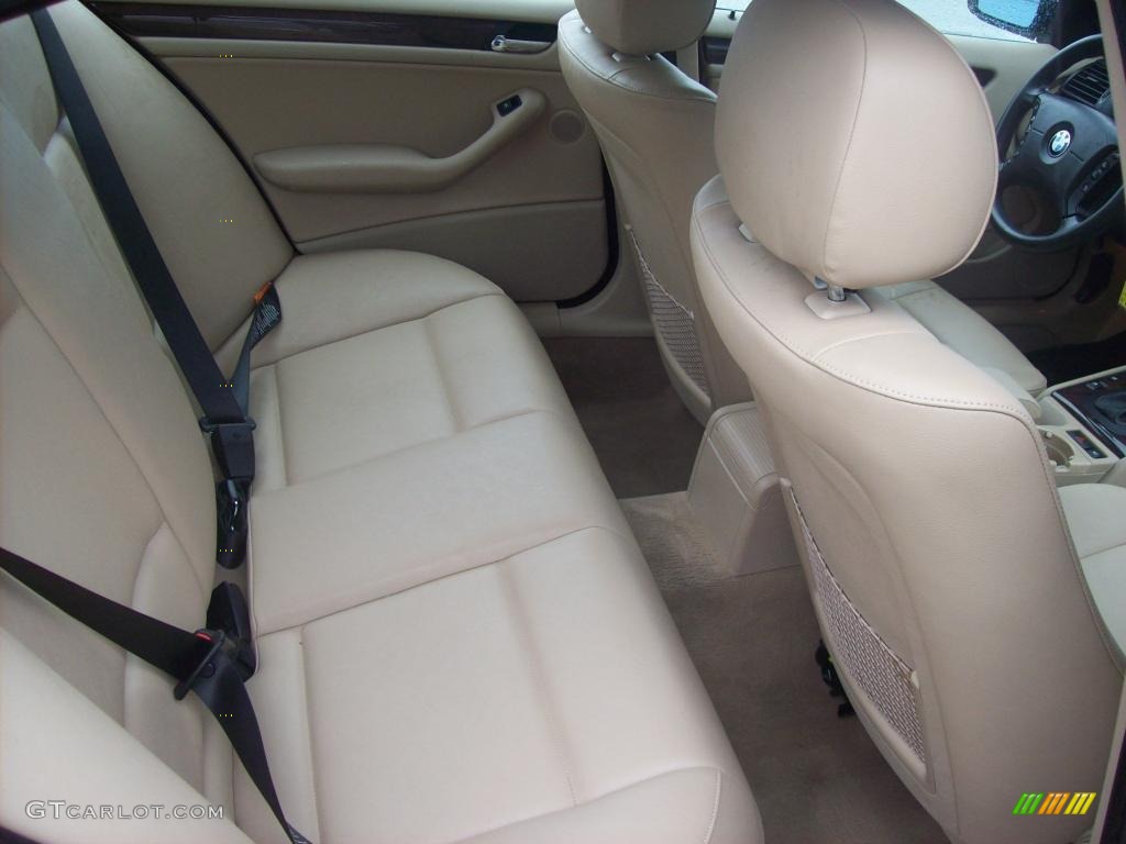 2002 3 Series 325i Sedan - Orient Blue Metallic / Tan photo #13