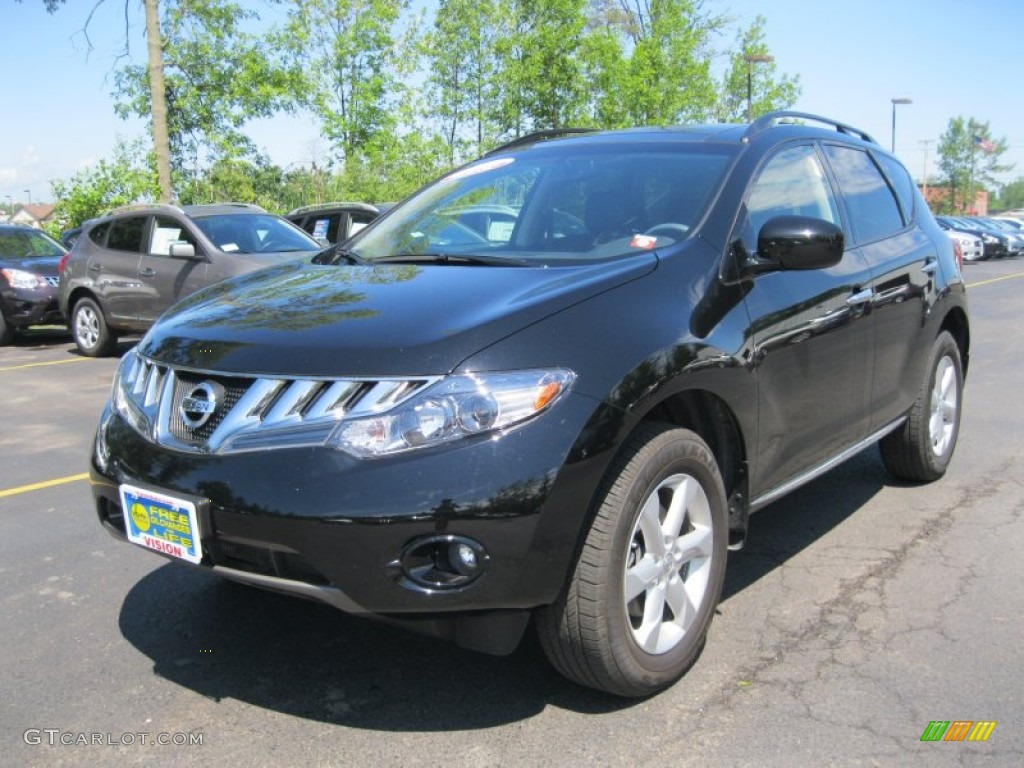 2010 Murano SL AWD - Super Black / Black photo #1