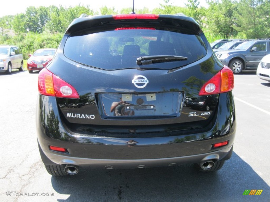 2010 Murano SL AWD - Super Black / Black photo #16