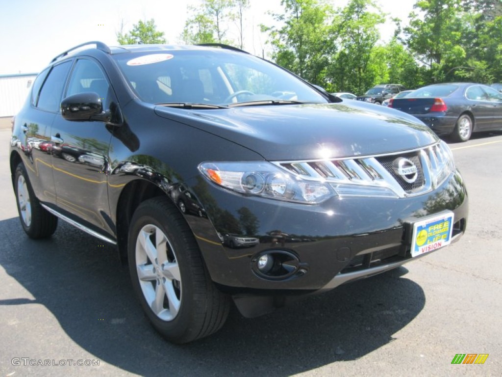 2010 Murano SL AWD - Super Black / Black photo #18