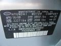 QuickSilver Metallic - Elantra GLS Sedan Photo No. 21