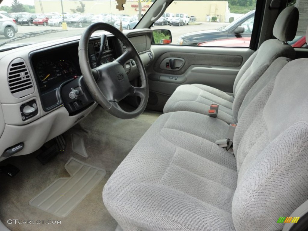 Gray Interior 1998 Chevrolet C/K K1500 Extended Cab 4x4 Photo #50953308