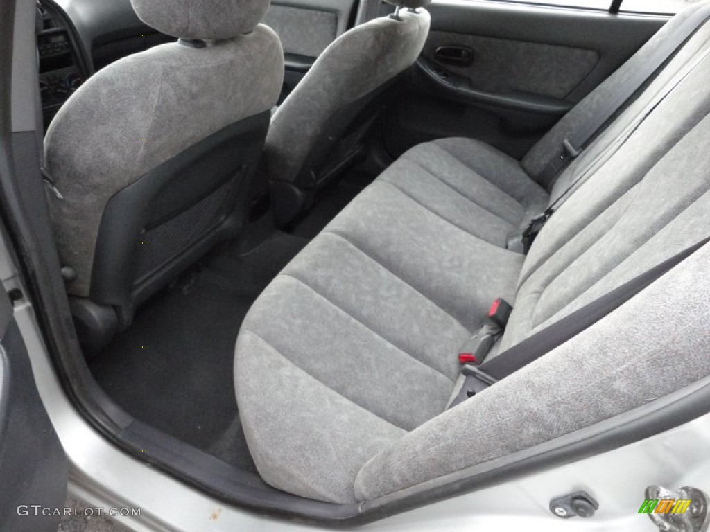 2002 Elantra GLS Sedan - Silver Pewter / Gray photo #9