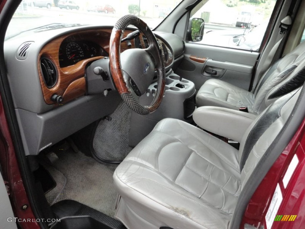 Medium Flint Interior 2003 Ford E Series Van E150 Passenger Conversion Photo #50954664