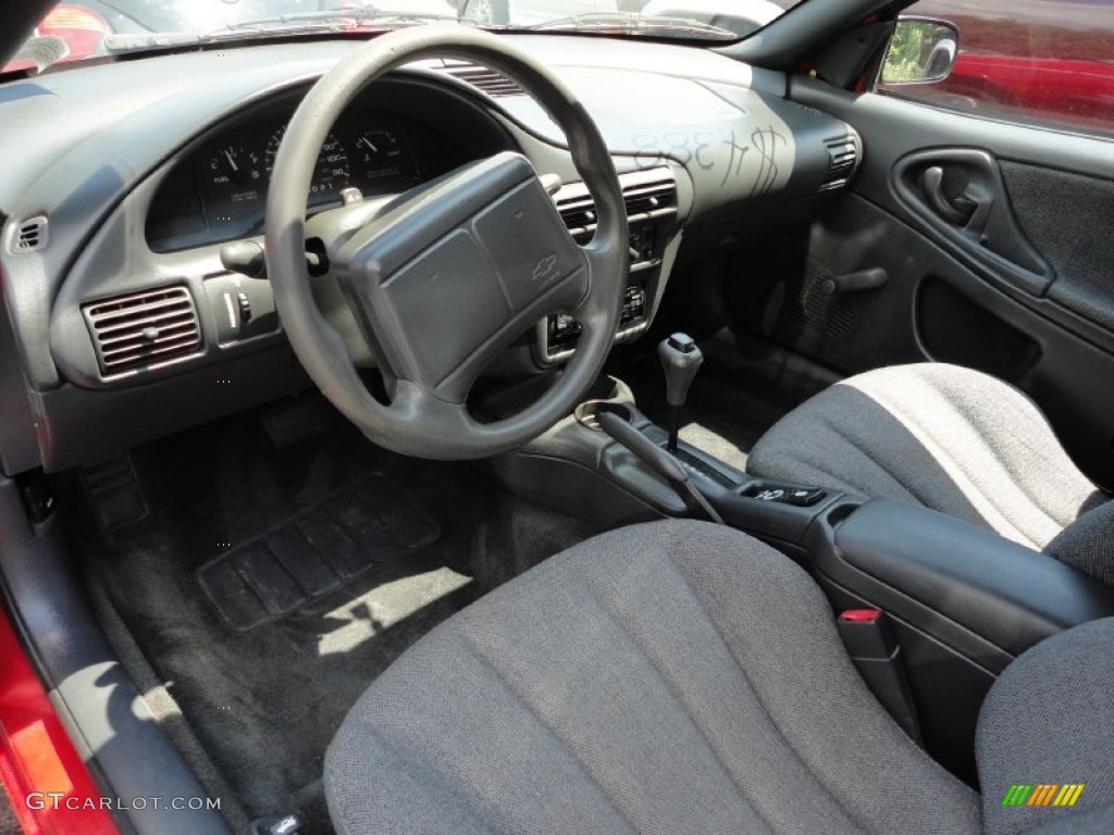 Graphite Interior 1999 Chevrolet Cavalier Coupe Photo #50954856