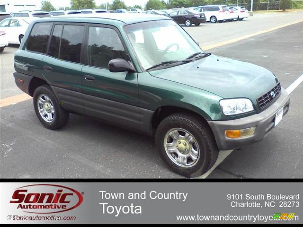 1998 RAV4  - Dark Green Pearl Metallic / Dark Gray photo #1