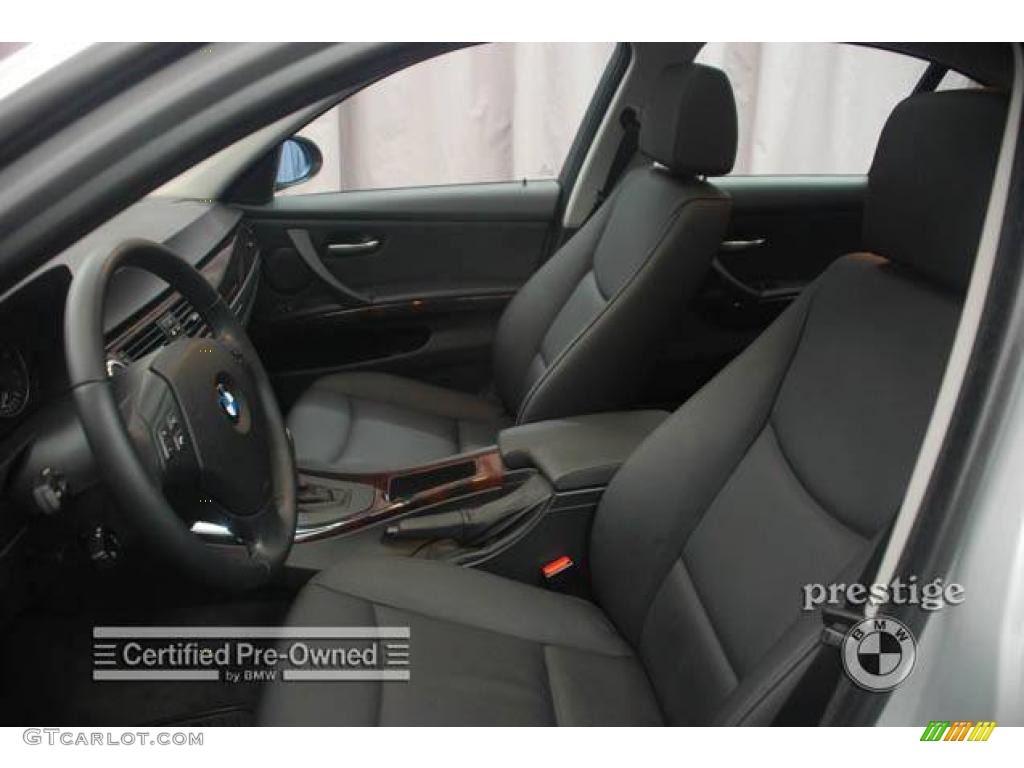 2006 3 Series 325i Sedan - Titanium Silver Metallic / Black photo #11