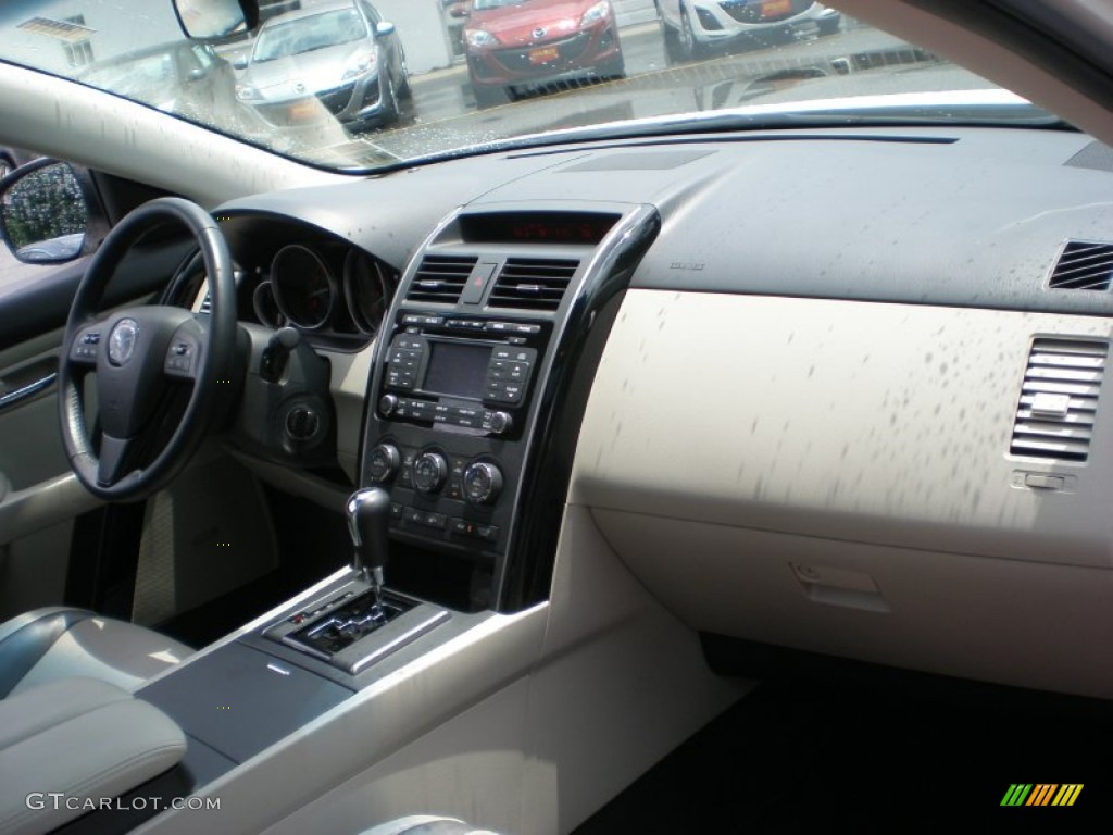 2010 CX-9 Touring AWD - Crystal White Pearl Mica / Sand photo #25