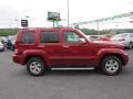 2009 Red Rock Crystal Pearl Jeep Liberty Sport 4x4  photo #8