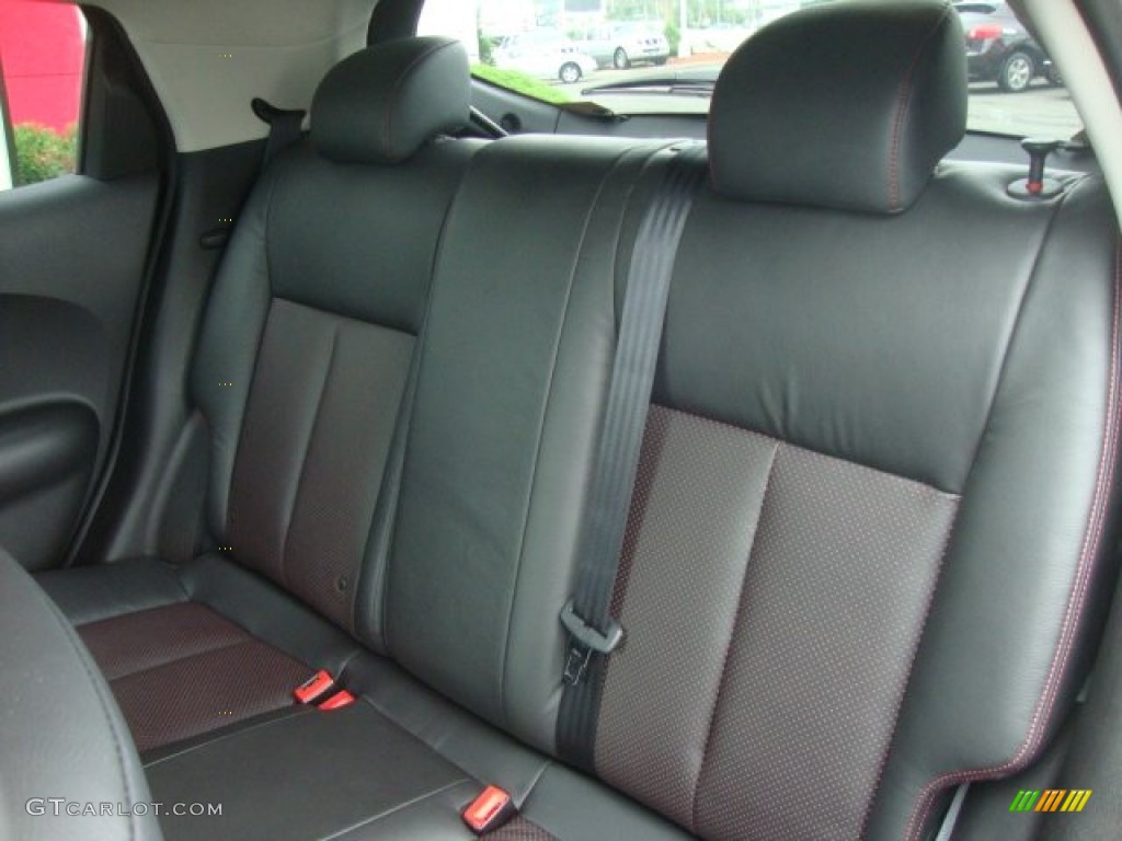 Black/Red w/Red Trim Interior 2011 Nissan Juke SL AWD Photo #50958249