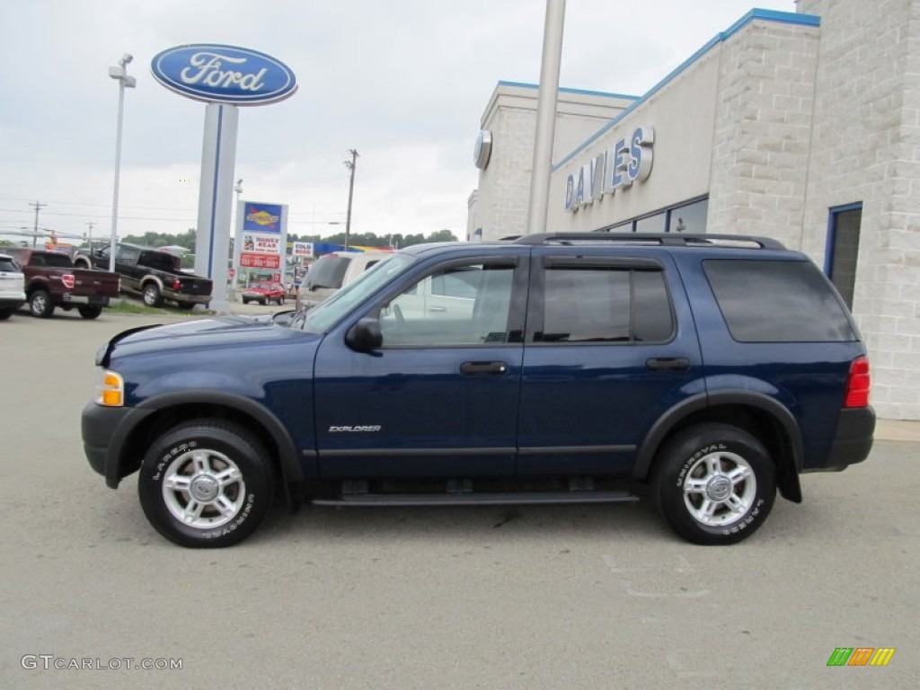 2004 Explorer XLS 4x4 - Dark Blue Pearl Metallic / Graphite photo #2