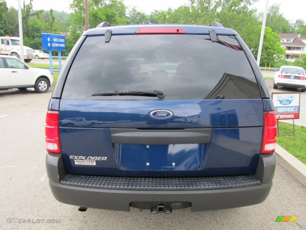 2004 Explorer XLS 4x4 - Dark Blue Pearl Metallic / Graphite photo #3