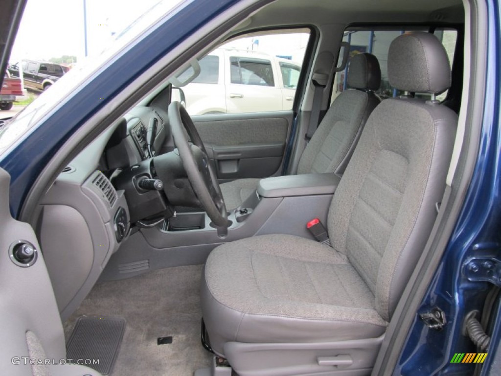 2004 Explorer XLS 4x4 - Dark Blue Pearl Metallic / Graphite photo #6