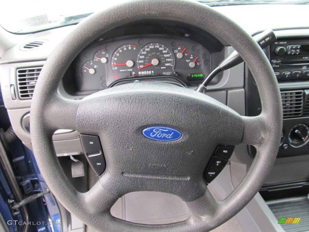 2004 Explorer XLS 4x4 - Dark Blue Pearl Metallic / Graphite photo #8