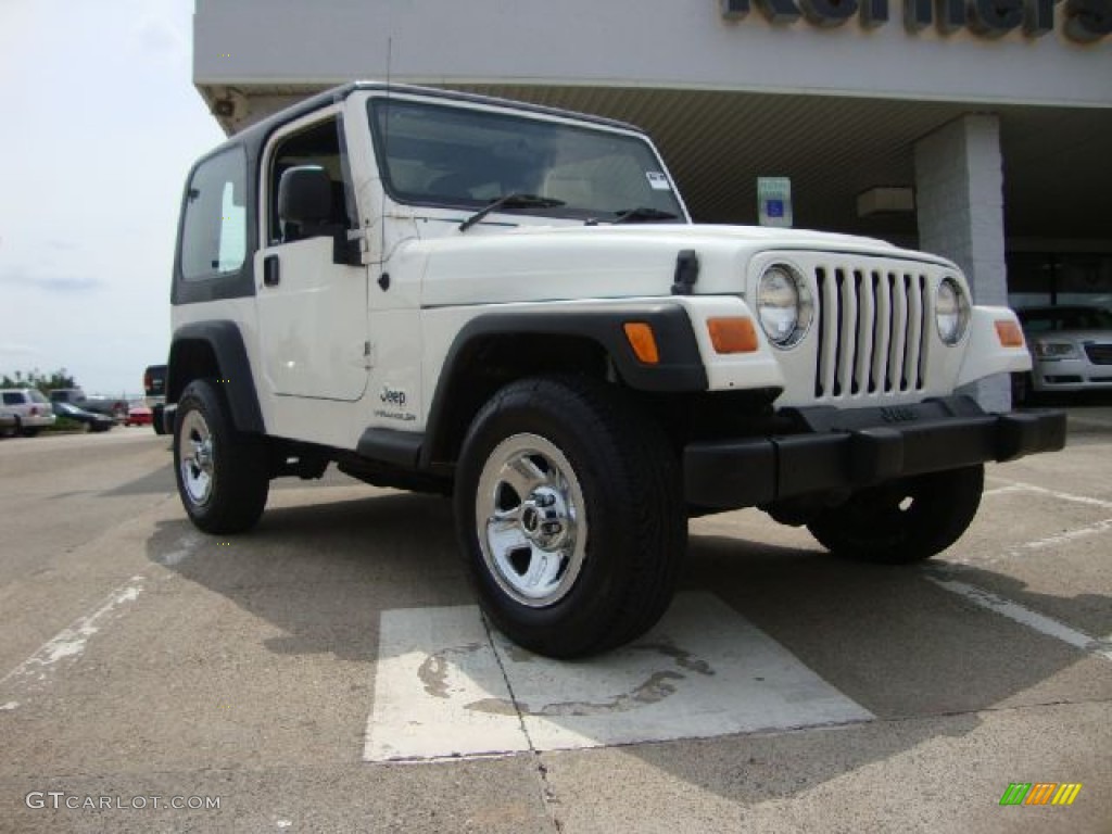 2004 Wrangler Sport 4x4 Right Hand Drive - Stone White / Dark Slate Gray photo #1