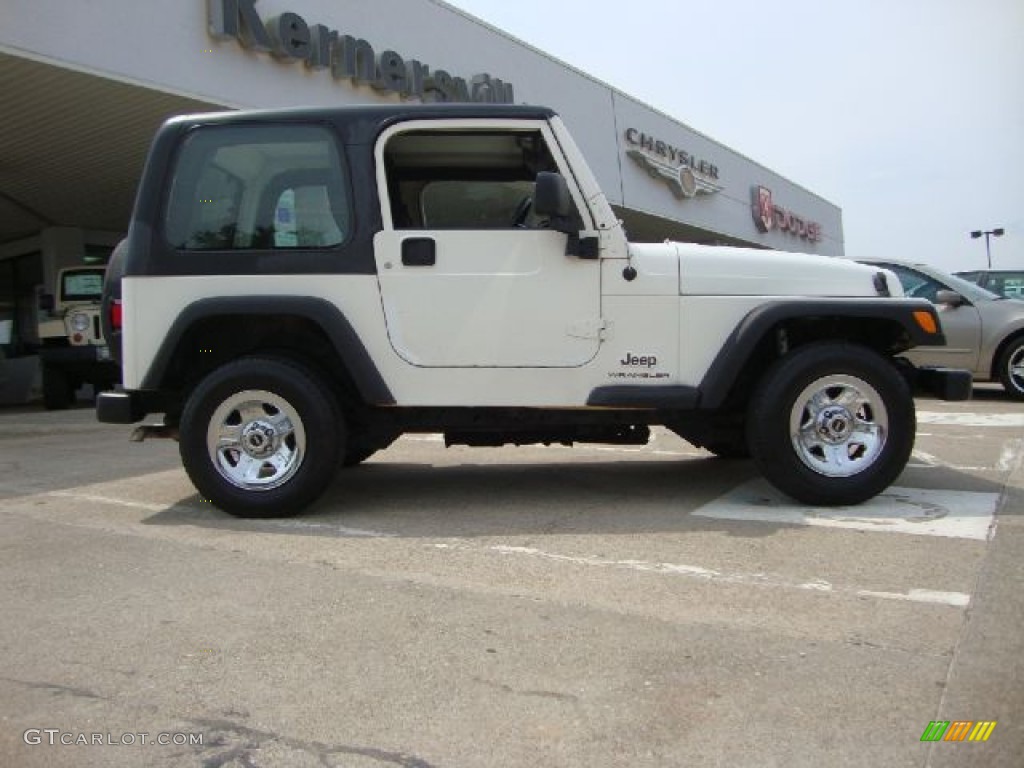 2004 Wrangler Sport 4x4 Right Hand Drive - Stone White / Dark Slate Gray photo #2