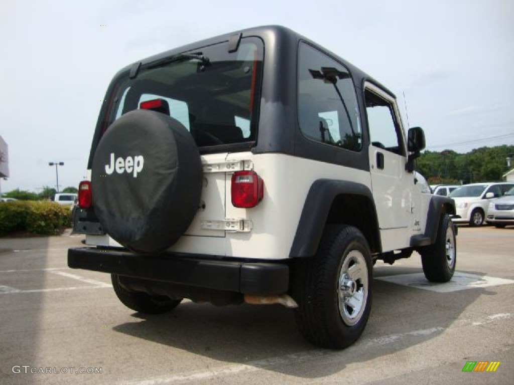 2004 Wrangler Sport 4x4 Right Hand Drive - Stone White / Dark Slate Gray photo #3