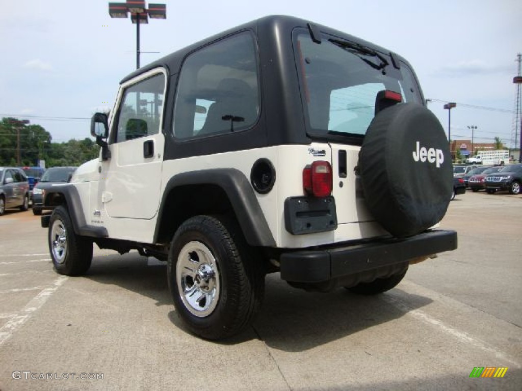 2004 Wrangler Sport 4x4 Right Hand Drive - Stone White / Dark Slate Gray photo #5