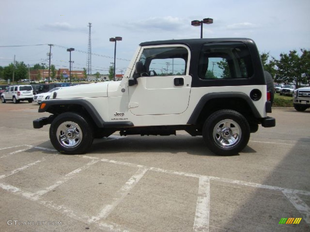 2004 Wrangler Sport 4x4 Right Hand Drive - Stone White / Dark Slate Gray photo #6